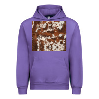Tulip brown cowhide Urban Hoodie - BarkalooDesign