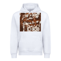White brown cowhide Urban Hoodie - BarkalooDesign