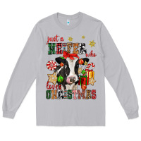 Moon Dust just a heifer who loves christmas cow Long Sleeve Tee - CowGirlArtShop