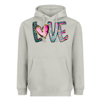 Moon Dust Valentine Love Heavyweight Hoodie - CowhideDigitalArt