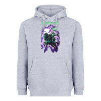 Heather Grey gloryhammer   chaos wizard Heavyweight Hoodie - lanVoArt