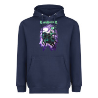 Navy gloryhammer   chaos wizard Heavyweight Hoodie - lanVoArt