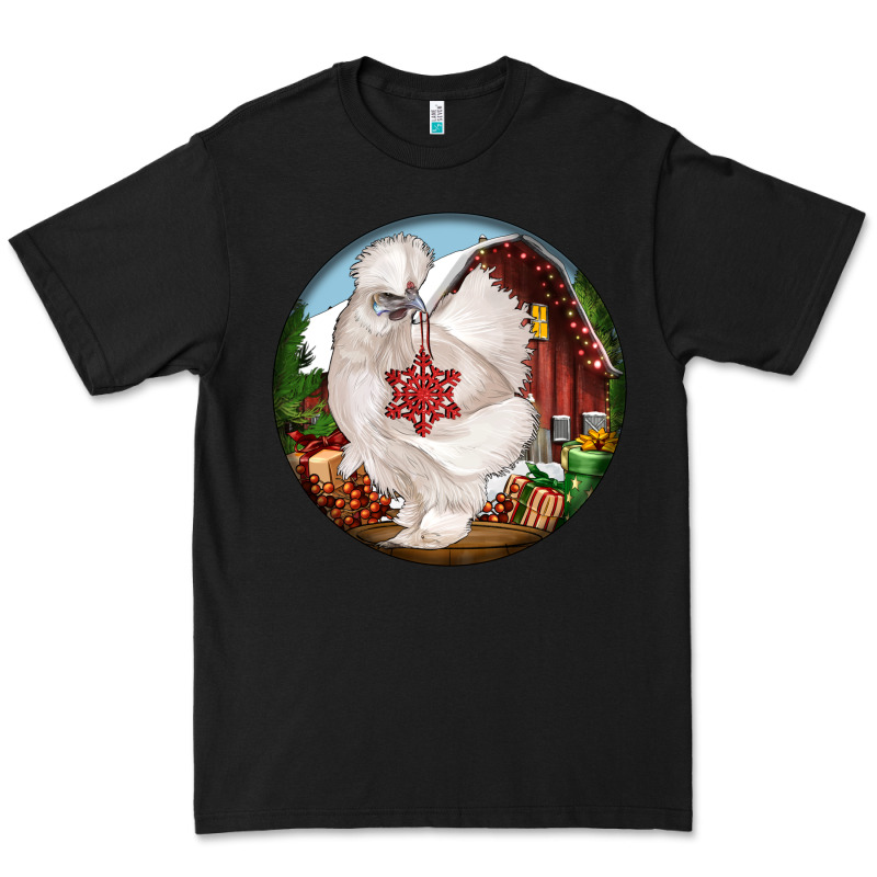Silkie Chicken Christmas Premium Tee by LillyAllenDesigns | Teevron