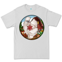 Dove Grey silkie chicken christmas Premium Tee - LillyAllenDesigns