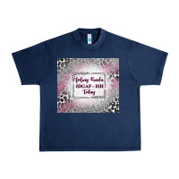 Navy feeling kinda idgaf ish today with leopard Urban Heavy Tee - TumblerDesignByShophia