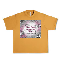 Peanut Butter feeling kinda idgaf ish today with leopard Urban Heavy Tee - TumblerDesignByShophia