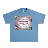 Pebble Blue feeling kinda idgaf ish today with leopard Urban Heavy Tee - TumblerDesignByShophia
