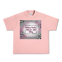 Salmon feeling kinda idgaf ish today with leopard Urban Heavy Tee - TumblerDesignByShophia