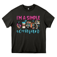 Asphalt i'm a simple woman Heavy Core Tee - JahusDesignShop