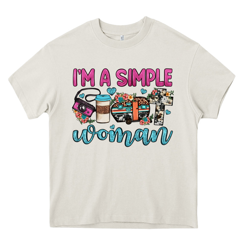 I'm A Simple Woman Heavy Core Tee by JahusDesignShop | Teevron