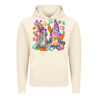 Vintage Artic Easter gnome and rabbit Easter Day Vintage Hoodie - HowdyJamesFarm