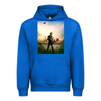 Cobalt green arrow Urban Hoodie - lanVoArt