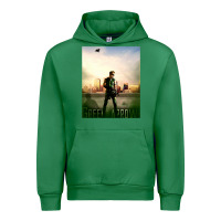 Emerald green arrow Urban Hoodie - lanVoArt