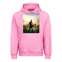 Fuchsia Pink green arrow Urban Hoodie - lanVoArt