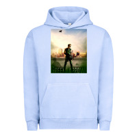 Pigment Grape Ice green arrow Urban Hoodie - lanVoArt
