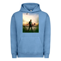 Pigment Pebble Blue green arrow Urban Hoodie - lanVoArt