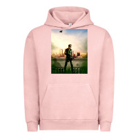 Pigment Salmon green arrow Urban Hoodie - lanVoArt