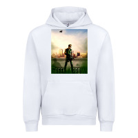 White green arrow Urban Hoodie - lanVoArt