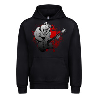 Black Guitar Player Gift Guitarist Guitar Urban Hoodie - lanVoArt