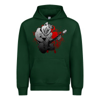 Forest Green Guitar Player Gift Guitarist Guitar Urban Hoodie - lanVoArt