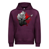 Mauve Wine Guitar Player Gift Guitarist Guitar Urban Hoodie - lanVoArt