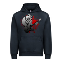 Navy Guitar Player Gift Guitarist Guitar Urban Hoodie - lanVoArt