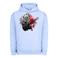 Pigment Grape Ice Guitar Player Gift Guitarist Guitar Urban Hoodie - lanVoArt