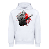 White Guitar Player Gift Guitarist Guitar Urban Hoodie - lanVoArt