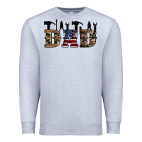 Heather Grey fathers day Premium Sweatshirt - Artiststas