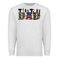 Oatmeal Heather fathers day Premium Sweatshirt - Artiststas