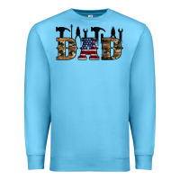Ocean Blue fathers day Premium Sweatshirt - Artiststas