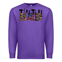 Purple fathers day Premium Sweatshirt - Artiststas