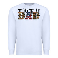 White fathers day Premium Sweatshirt - Artiststas