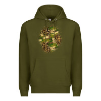 Army Green camouflage and leopard patch  4 Premium Hoodie - BundleAndBundleShop