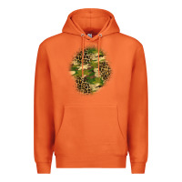 Carrot camouflage and leopard patch  4 Premium Hoodie - BundleAndBundleShop