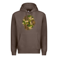 Coffee camouflage and leopard patch  4 Premium Hoodie - BundleAndBundleShop