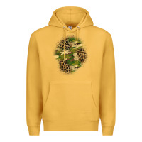 Mustard camouflage and leopard patch  4 Premium Hoodie - BundleAndBundleShop