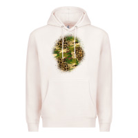 Pale Pink camouflage and leopard patch  4 Premium Hoodie - BundleAndBundleShop