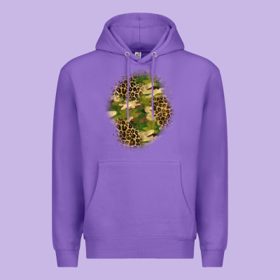 Camouflage And Leopard Patch  4 Premium Hoodie Designed By Bundleandbundleshop