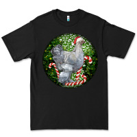 Black brahma chicken christmas Premium Tee - LillyAllenDesigns
