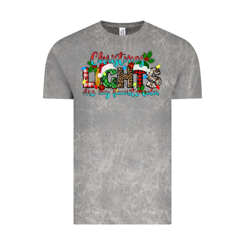 Christmas Lights Are My Favorite Vintage Tee by texasbilliewilder | Teevron