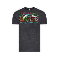 Vintage Black christmas lights are my favorite Vintage Tee - texasbilliewilder