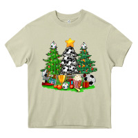 Mossy Christmas With Soccer Trees Heavy Core Tee - BundleAndBundleShop