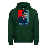 Forest Green norm macdonald political poster Urban Hoodie - lanVoArt