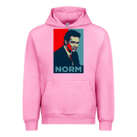 Fuchsia Pink norm macdonald political poster Urban Hoodie - lanVoArt