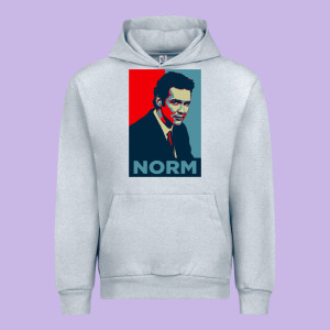 Norm Macdonald Political Poster Urban Hoodie Designed By Lanvoart