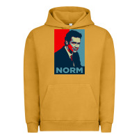 Pigment Peanut Butter norm macdonald political poster Urban Hoodie - lanVoArt