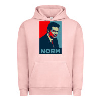 Pigment Salmon norm macdonald political poster Urban Hoodie - lanVoArt