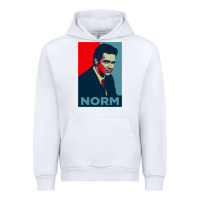 White norm macdonald political poster Urban Hoodie - lanVoArt
