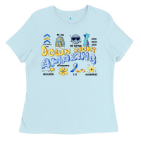 Baby Blue down right amazing Ladies Tee - Artiststas